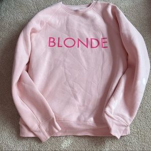 BLONDE Crewneck Sweatshirt Size XS NEVER WORN